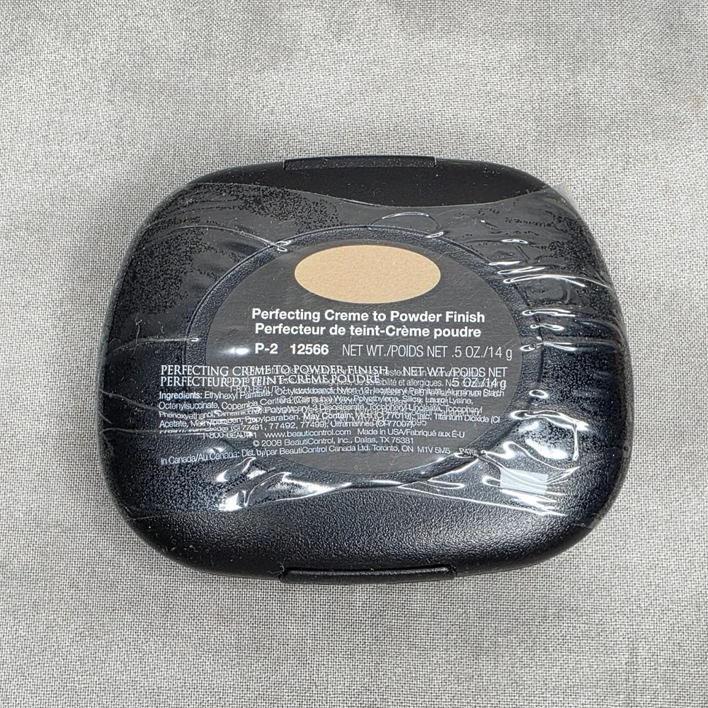 BeautiControl Perfecting Creme to Powder Finish Foundation P-2 12566 .5oz SEALED